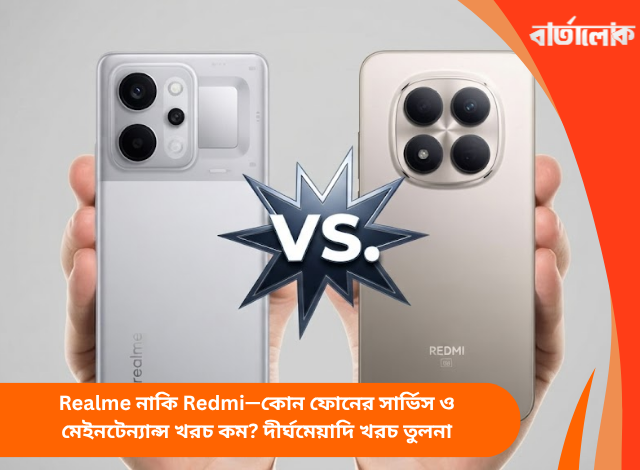Realme নাকি Redmi—কোন ফোনের সার্ভিস ও মেইনটেন্যান্স খরচ কম? দীর্ঘমেয়াদি খরচ তুলনা
