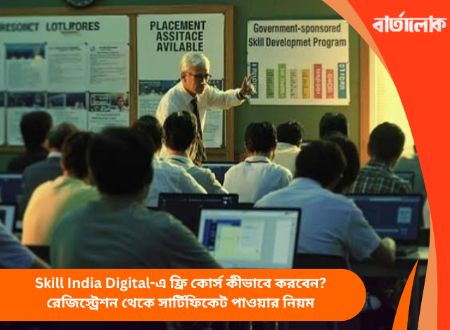 Skill India Digital-এ ফ্রি কোর্স কীভাবে করবেন? রেজিস্ট্রেশন থেকে সার্টিফিকেট পাওয়ার নিয়ম