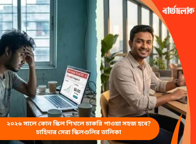 ২০২৬ সালে কোন স্কিল শিখলে চাকরি পাওয়া সহজ হবে? চাহিদার সেরা স্কিলগুলির তালিকা