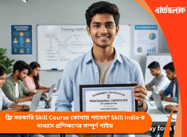 ফ্রি সরকারি Skill Course কোথায় পাবেন? Skill India-র মাধ্যমে প্রশিক্ষণের সম্পূর্ণ গাইড