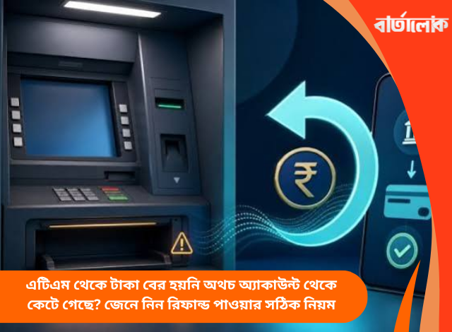 এটিএম থেকে টাকা বের হয়নি অথচ অ্যাকাউন্ট থেকে কেটে গেছে? জেনে নিন রিফান্ড পাওয়ার সঠিক নিয়ম