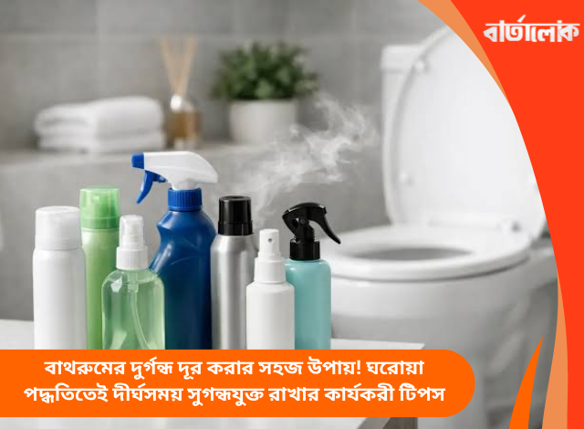 বাথরুমের দুর্গন্ধ দূর করার সহজ উপায়! ঘরোয়া পদ্ধতিতেই দীর্ঘসময় সুগন্ধযুক্ত রাখার কার্যকরী টিপস