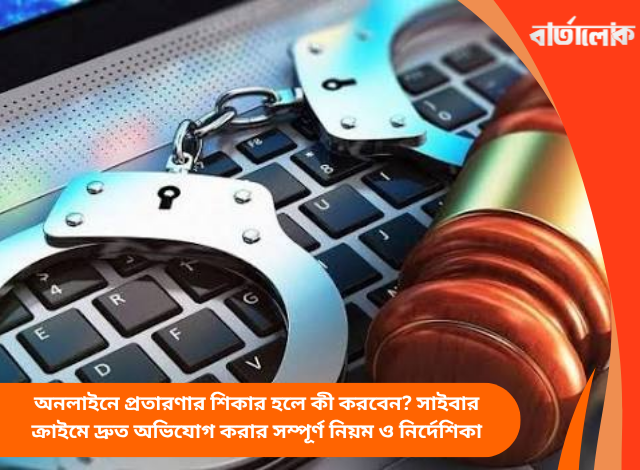 অনলাইনে প্রতারণার শিকার হলে কী করবেন? সাইবার ক্রাইমে দ্রুত অভিযোগ করার সম্পূর্ণ নিয়ম ও নির্দেশিকা