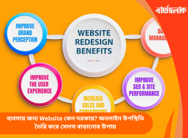 ব্যবসার জন্য Website কেন দরকার? অনলাইন উপস্থিতি তৈরি করে সেলস বাড়ানোর উপায়