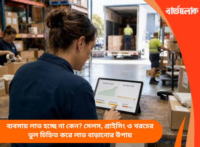 ব্যবসায় লাভ হচ্ছে না কেন? সেলস, প্রাইসিং ও খরচের ভুল চিহ্নিত করে লাভ বাড়ানোর উপায়