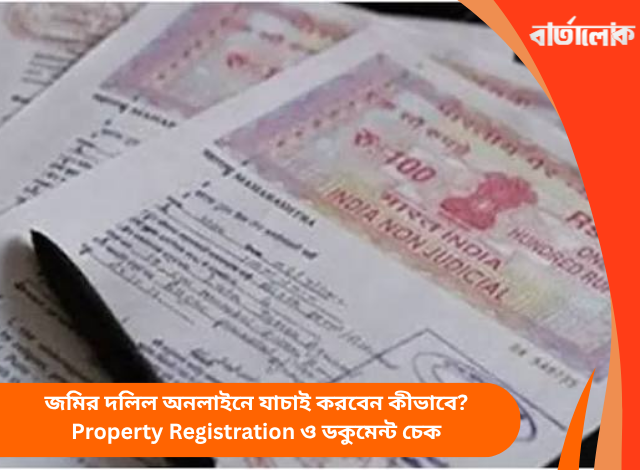 জমির দলিল অনলাইনে যাচাই করবেন কীভাবে? Property Registration ও ডকুমেন্ট চেক