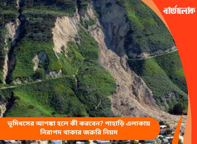 ভূমিধসের আশঙ্কা হলে কী করবেন? পাহাড়ি এলাকায় নিরাপদ থাকার জরুরি নিয়ম