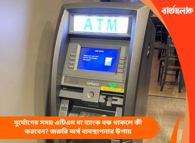 দুর্যোগের সময় এটিএম বা ব্যাংক বন্ধ থাকলে কী করবেন? জরুরি অর্থ ব্যবস্থাপনার উপায়