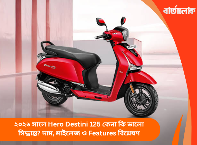 ২০২৬ সালে Hero Destini 125 কেনা কি ভালো সিদ্ধান্ত? দাম, মাইলেজ ও Features বিশ্লেষণ