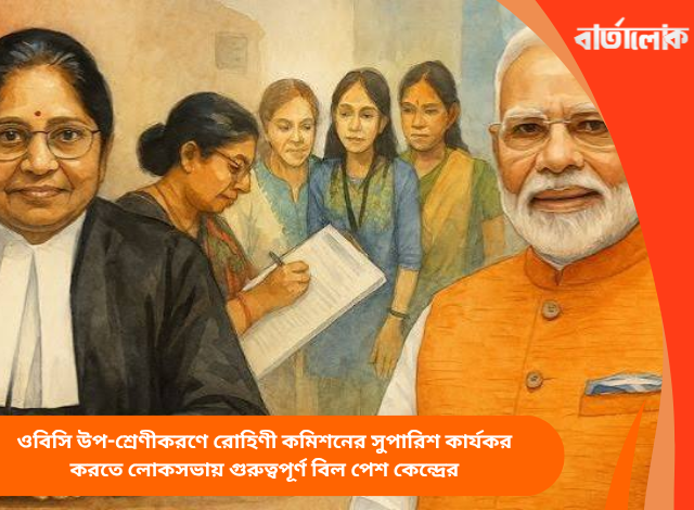 ওবিসি উপ-শ্রেণীকরণে রোহিণী কমিশনের সুপারিশ কার্যকর করতে লোকসভায় গুরুত্বপূর্ণ বিল পেশ কেন্দ্রের