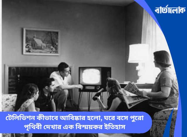 টেলিভিশন কীভাবে আবিষ্কার হলো, ঘরে বসে পুরো পৃথিবী দেখার এক বিস্ময়কর ইতিহাস