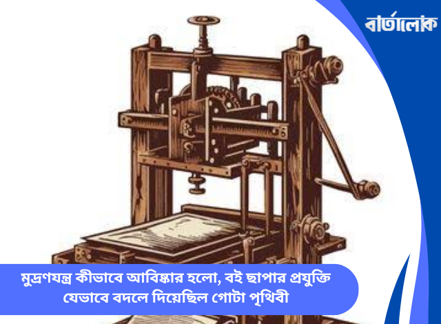 মুদ্রণযন্ত্র কীভাবে আবিষ্কার হলো, বই ছাপার প্রযুক্তি যেভাবে বদলে দিয়েছিল গোটা পৃথিবী