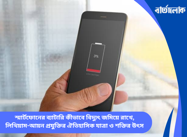 স্মার্টফোনের ব্যাটারি কীভাবে বিদ্যুৎ জমিয়ে রাখে, লিথিয়াম-আয়ন প্রযুক্তির ঐতিহাসিক যাত্রা ও শক্তির উৎস