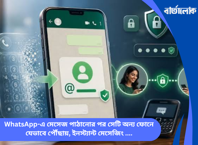 WhatsApp-এ মেসেজ পাঠানোর পর সেটি অন্য ফোনে যেভাবে পৌঁছায়, ইনস্ট্যান্ট মেসেজিং ও এন্ড-টু-এন্ড এনক্রিপশনের ঐতিহাসিক যাত্রা