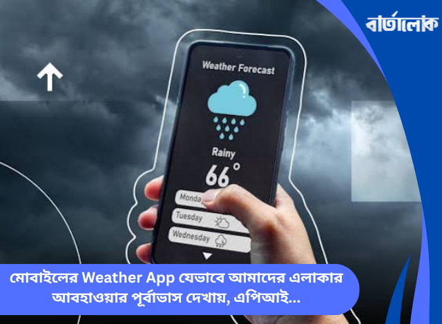 মোবাইলের Weather App যেভাবে আমাদের এলাকার আবহাওয়ার পূর্বাভাস দেখায়, এপিআই ডেটা, রাডার নেটওয়ার্ক ও মেটিওরোলজিক্যাল প্রসেসিংয়ের ঐতিহাসিক যাত্রা