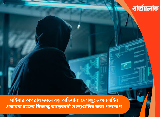 সাইবার অপরাধ দমনে বড় অভিযান: দেশজুড়ে অনলাইন প্রতারক চক্রের বিরুদ্ধে তদন্তকারী সংস্থাগুলির কড়া পদক্ষেপ