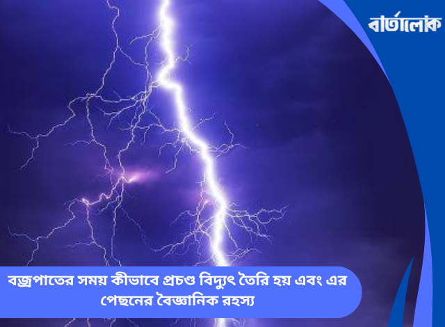 বজ্রপাতের সময় কীভাবে প্রচণ্ড বিদ্যুৎ তৈরি হয় এবং এর পেছনের বৈজ্ঞানিক রহস্য