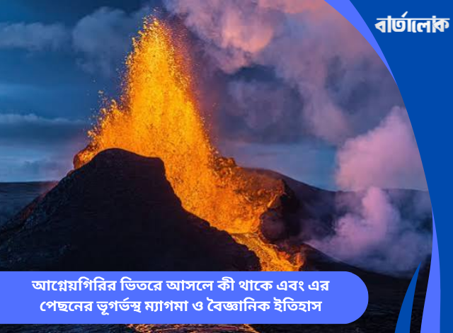 আগ্নেয়গিরির ভিতরে আসলে কী থাকে এবং এর পেছনের ভূগর্ভস্থ ম্যাগমা ও বৈজ্ঞানিক ইতিহাস