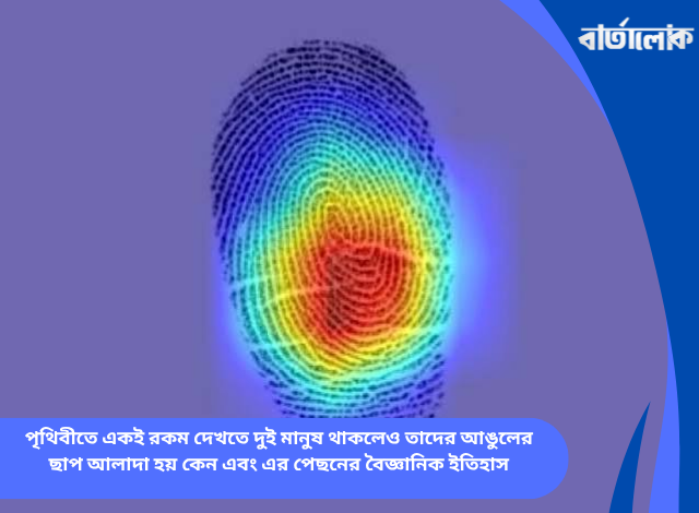 পৃথিবীতে একই রকম দেখতে দুই মানুষ থাকলেও তাদের আঙুলের ছাপ আলাদা হয় কেন এবং এর পেছনের বৈজ্ঞানিক ইতিহাস