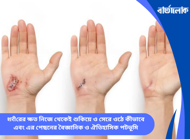 शरीরের ক্ষত নিজে থেকেই শুকিয়ে ও সেরে ওঠে কীভাবে এবং এর পেছনের বৈজ্ঞানিক ও ঐতিহাসিক পটভূমি