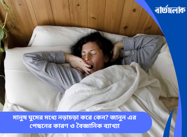 মানুষ ঘুমের মধ্যে নড়াচড়া করে কেন? জানুন এর পেছনের কারণ ও বৈজ্ঞানিক ব্যাখ্যা