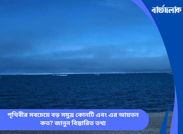 পৃথিবীর সবচেয়ে বড় সমুদ্র কোনটি এবং এর আয়তন কত? জানুন বিস্তারিত তথ্য
