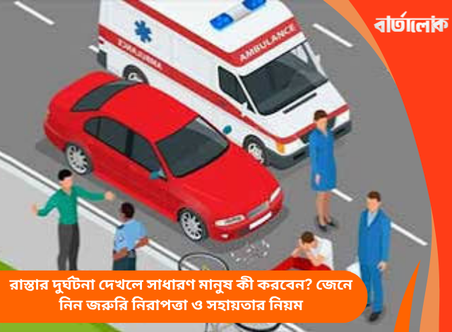 রাস্তার দুর্ঘটনা দেখলে সাধারণ মানুষ কী করবেন? জেনে নিন জরুরি নিরাপত্তা ও সহায়তার নিয়ম