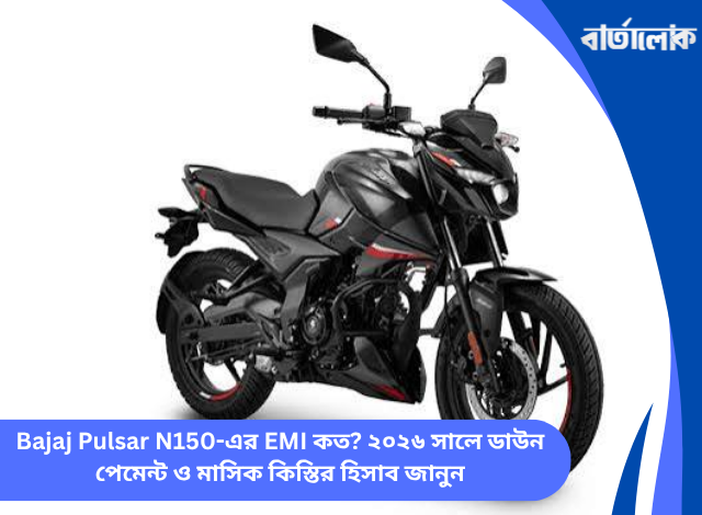 Bajaj Pulsar N150-এর EMI কত? ২০২৬ সালে ডাউন পেমেন্ট ও মাসিক কিস্তির হিসাব জানুন
