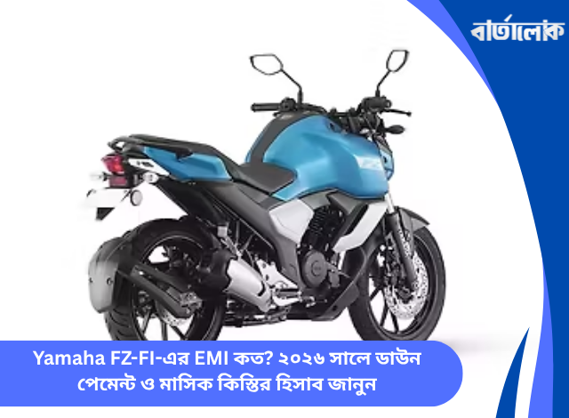 Yamaha FZ-FI-এর EMI কত? ২০২৬ সালে ডাউন পেমেন্ট ও মাসিক কিস্তির হিসাব জানুন