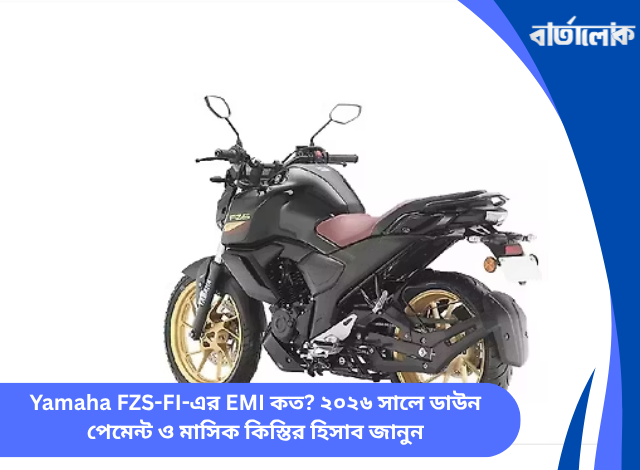 Yamaha FZS-FI-এর EMI কত? ২০২৬ সালে ডাউন পেমেন্ট ও মাসিক কিস্তির হিসাব জানুন